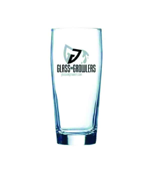 Set of 12 Corporate Beer Pint Glasses Custom Logo Engraved