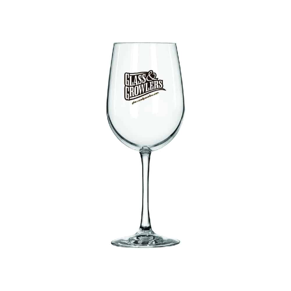 Custom Vina Tall Wine Glass - 18.5 oz. - Printed School Supplies