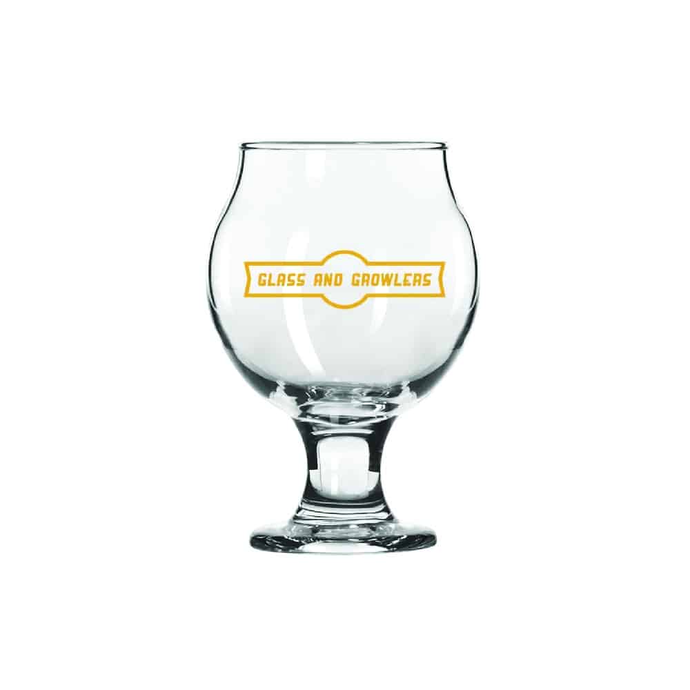 Personalized Can Shaped Beer Glass -Drinking Glass-Gold Seal