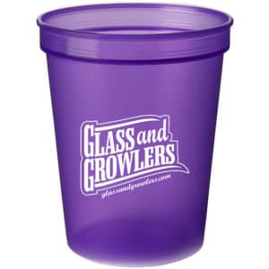 16 oz Translucent Purple Smooth Stadium Cups