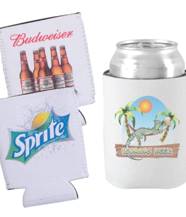 NEOPRENE COLLAPSIBLE CAN HOLDER W/FULL COLOR SUBLIMATION