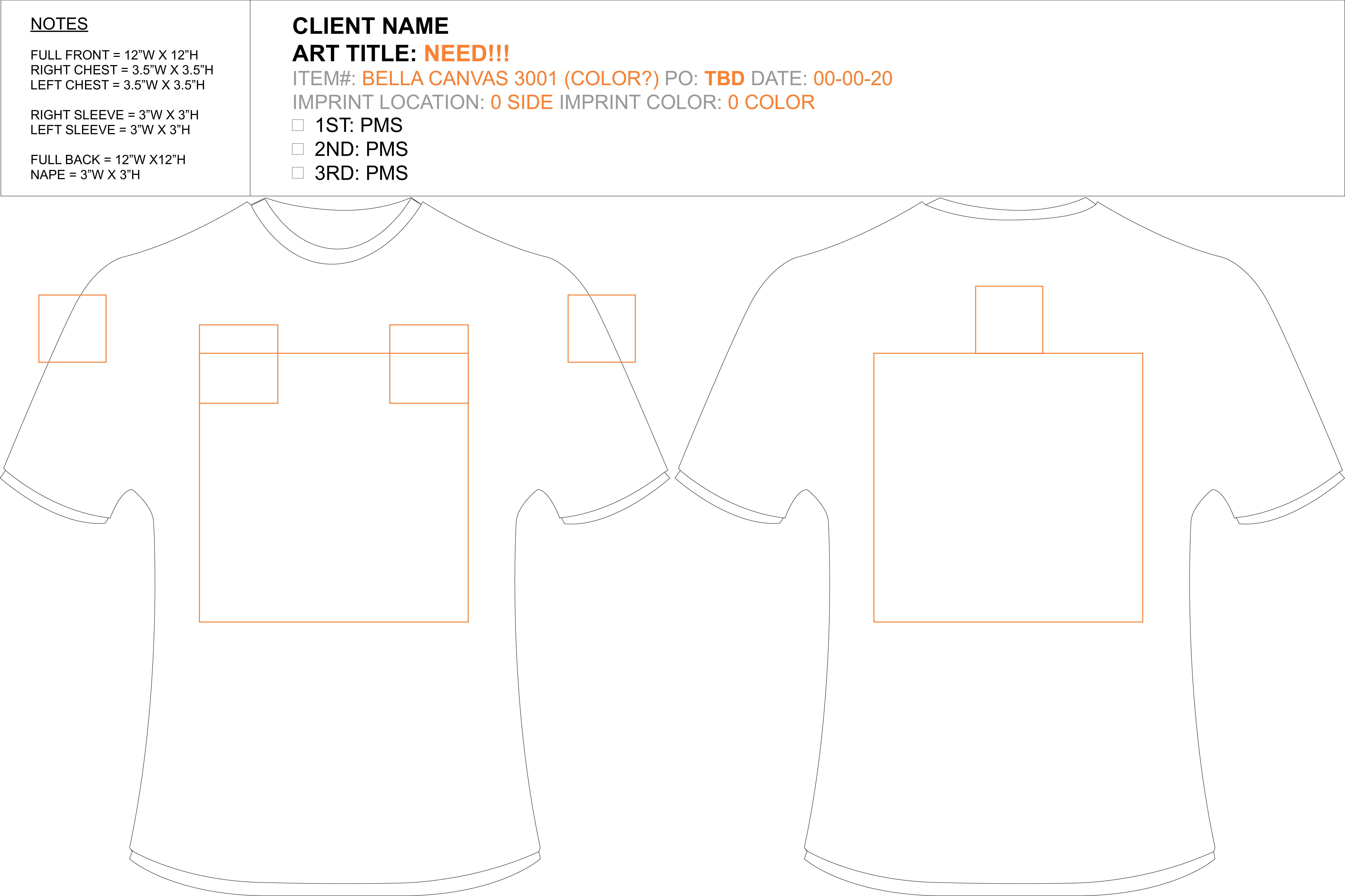 Bella+Canvas 3001 - Unisex Jersey Tee