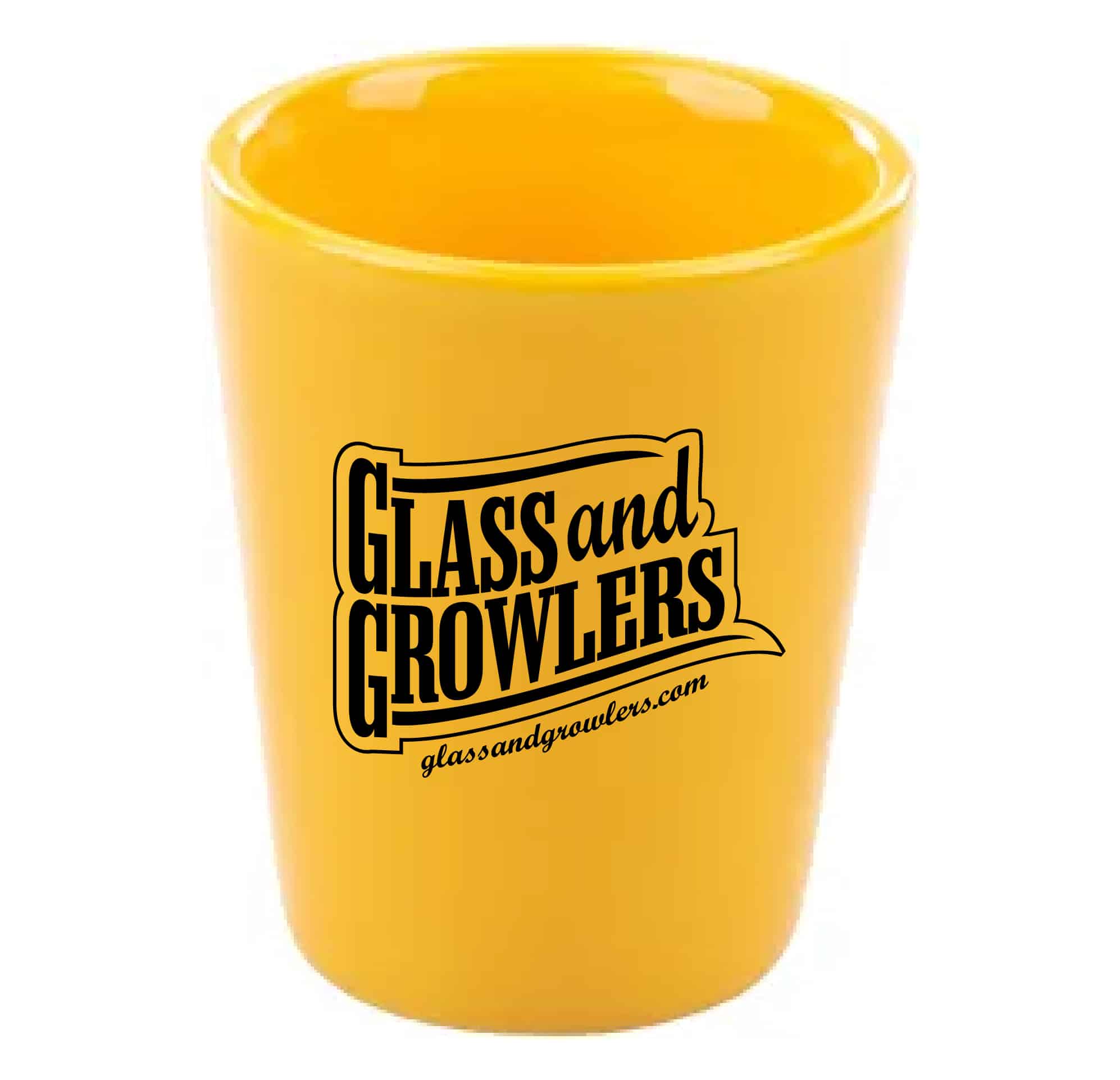 Ceramic Shot Glasses 1.5oz Assorted Colors Glass and Growlers