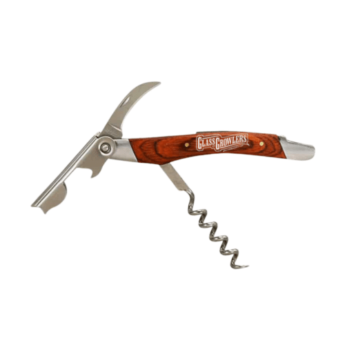 Mahogany Style Wooden Corkscrew