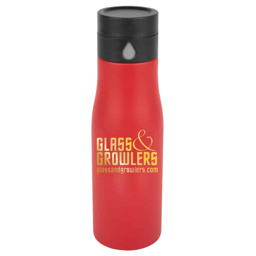 Stainless Steel Hydro Bottle 22 oz Custom Printed | Glass and Growlers