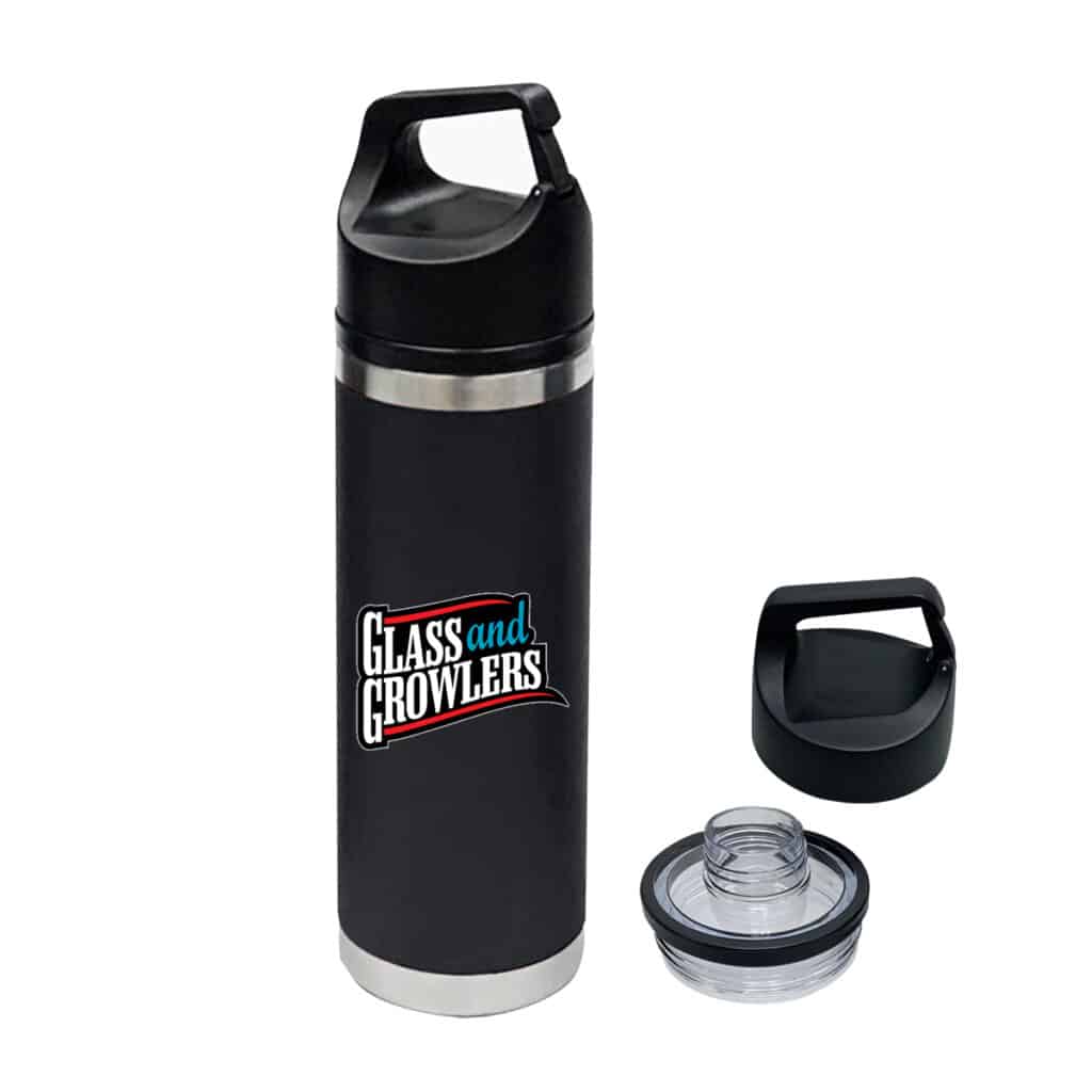Full Color Davenport Stainless Steel Bottle - 18 oz Custom Printed ...