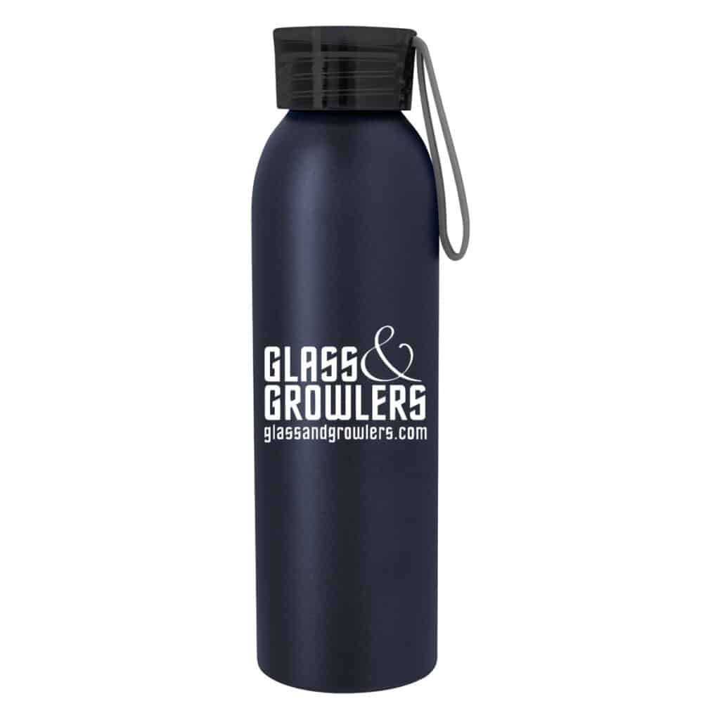 Full Color Darby Aluminum Bottle 22 oz Custom Printed | Glass and Growlers