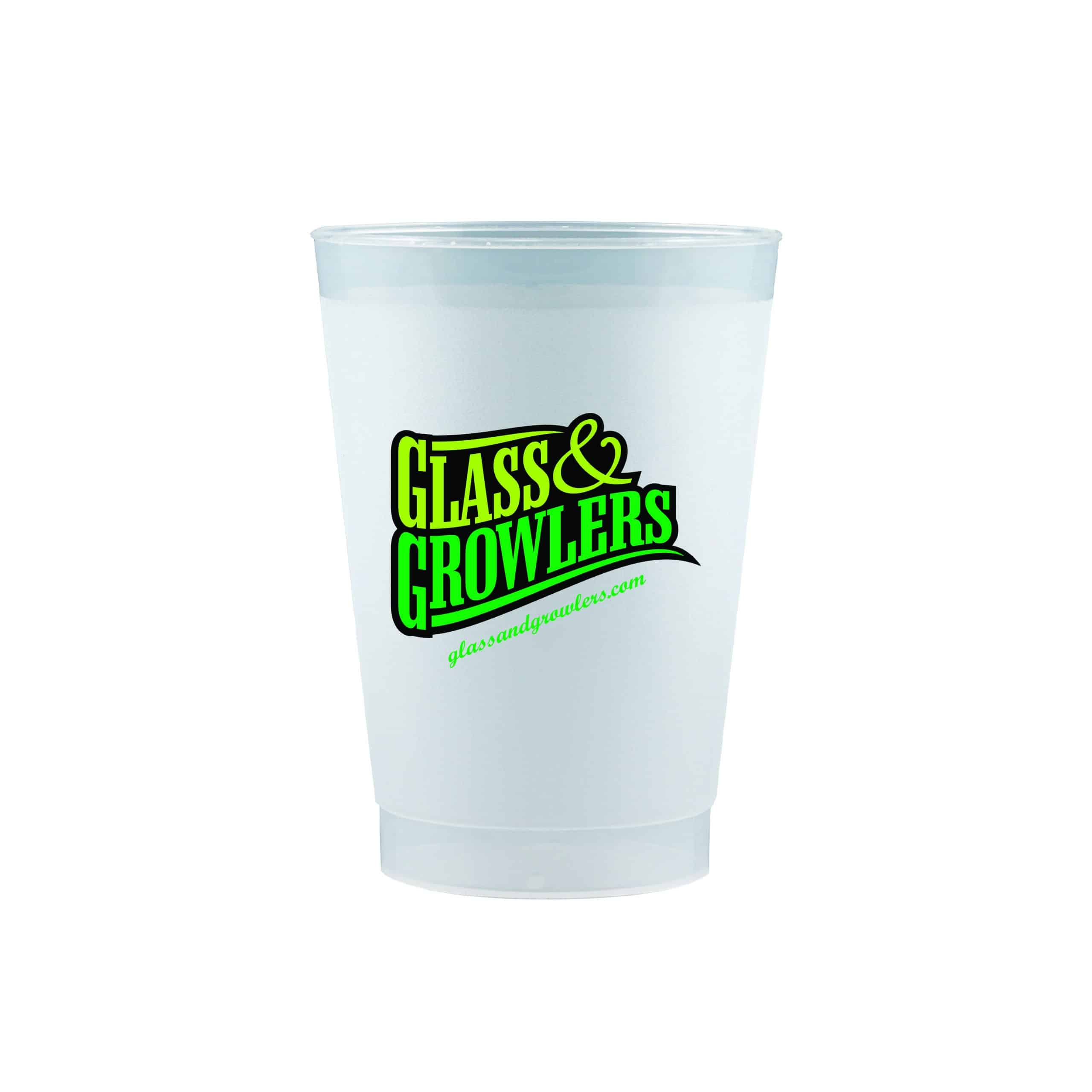 24 oz Custom Plastic Cups with Logo - Your Brand Cafe