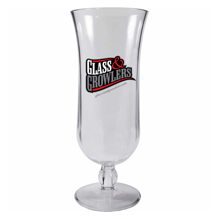 Custom Printed Plastic Hurricane Glass 15oz Glass And Growlers