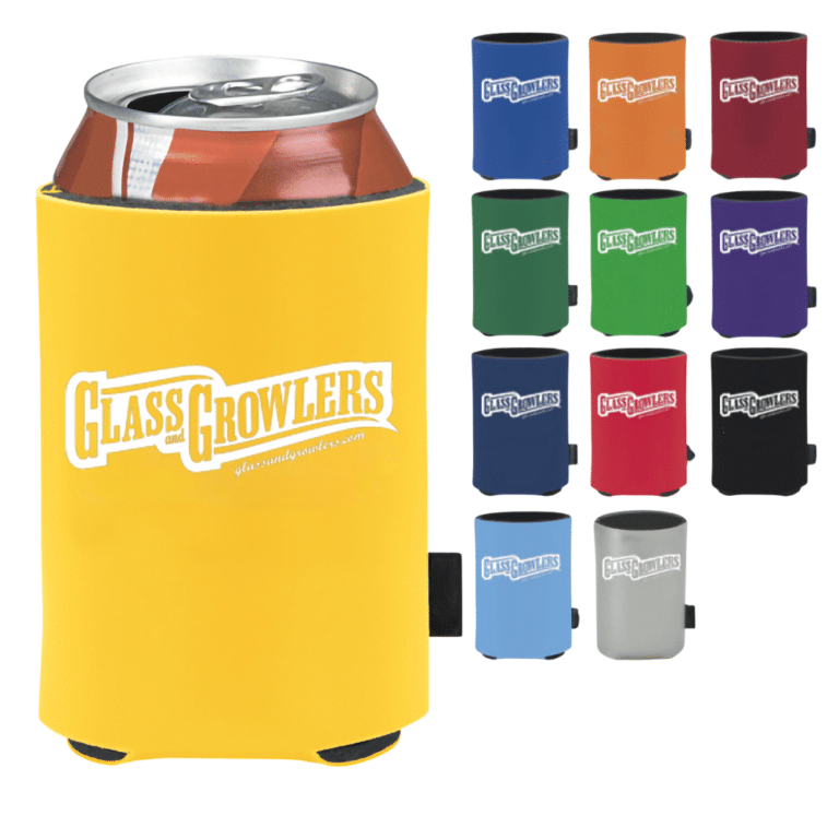 Koozie® Deluxe Collapsible Can Cooler- Glass and Growlers