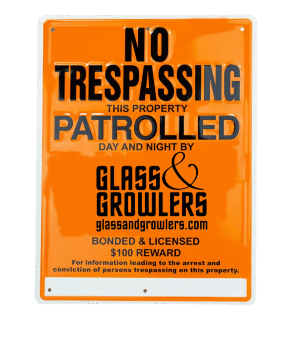 Custom aluminum metal signs 12x16 1