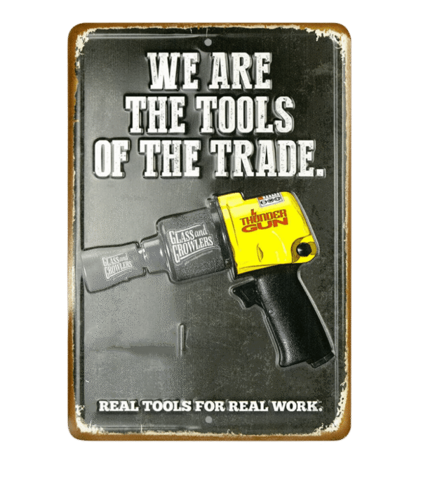 Custom embossed aluminum metal signs 8x12 1