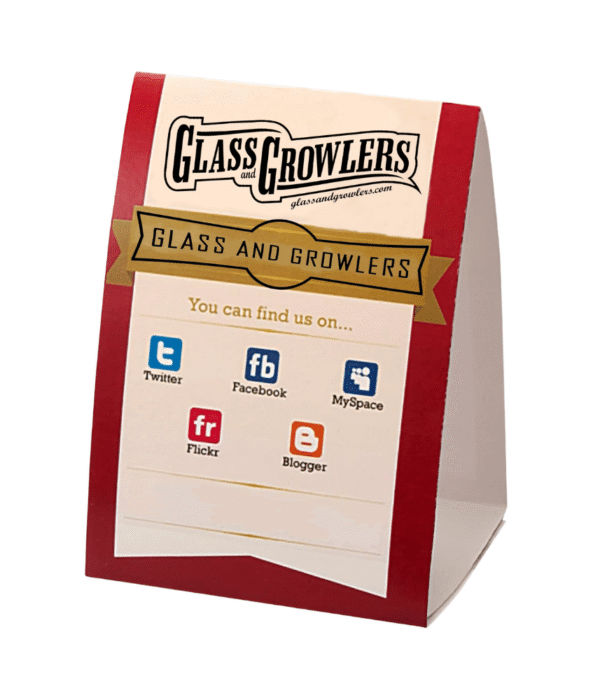 Custom glossy top tent 11pt