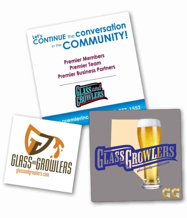 Custom square magnet 3 x 3 20 mil