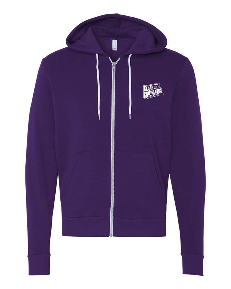 Bella+Canvas 3739 - Unisex Sponge Fleece Full Zip Hoodie