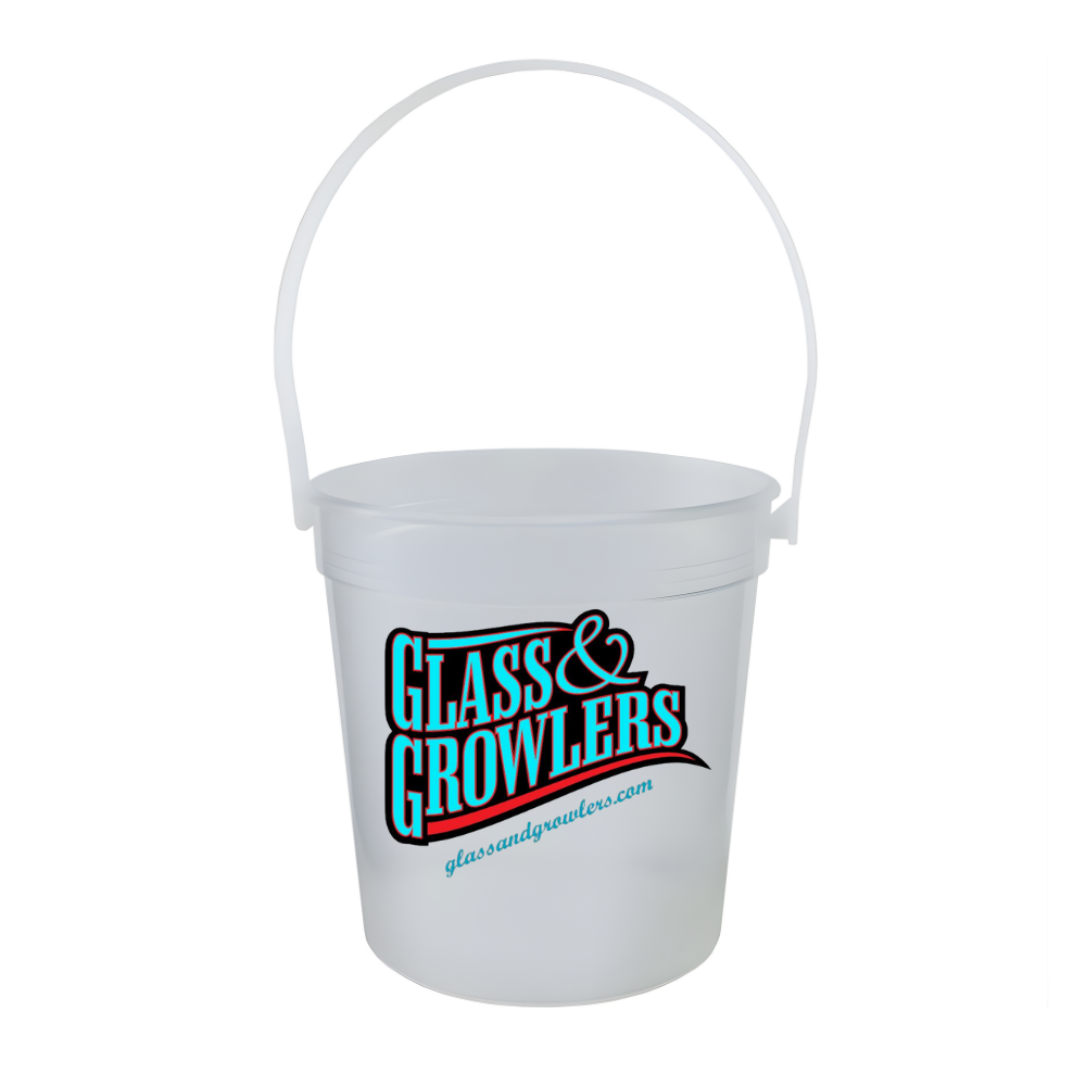 Clear Bucket with Clear Handle