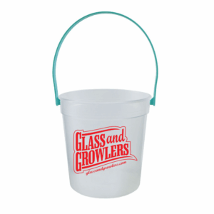Clear Bucket with Teal 3255 Handle