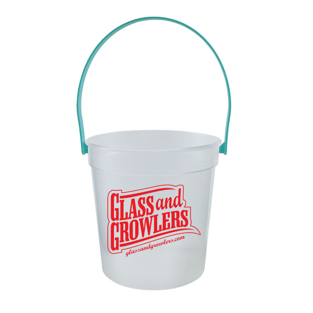Clear Bucket with Teal 3255 Handle
