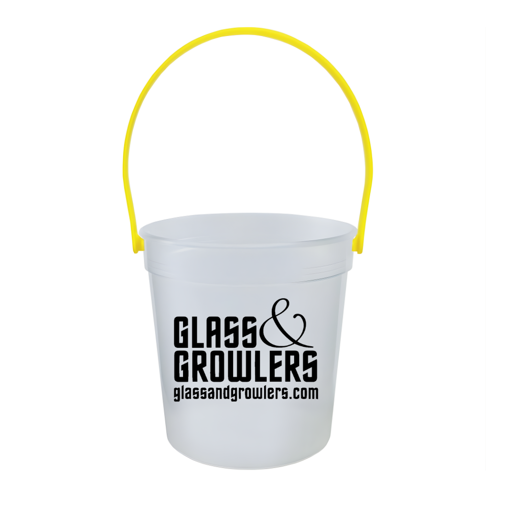 Clear Bucket with Yellow 012 Handle