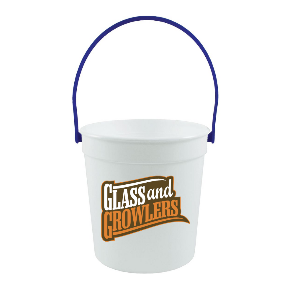 White Bucket with Royal 072 Handle