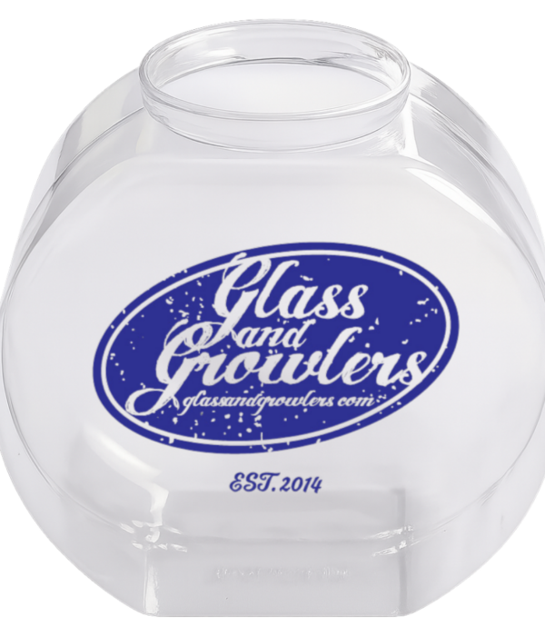 64 oz CLEAR FISHBOWLS CUSTOM PRINTED