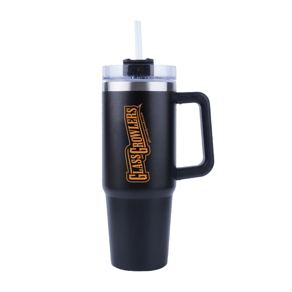 30 oz Stainless Steel Double Wall Mug with Lid Black