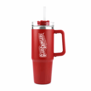 30 oz Stainless Steel Double Wall Mug with Lid Red