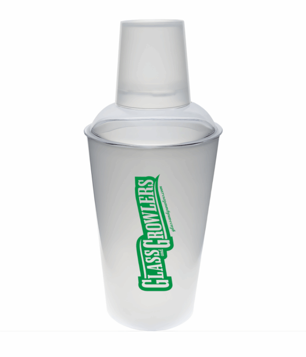 3 Piece Plastic Cocktail Shaker - 16oz