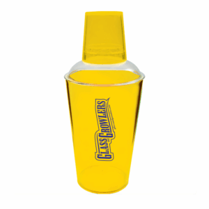 3 Piece Plastic Cocktail Shaker Yellow - 16oz