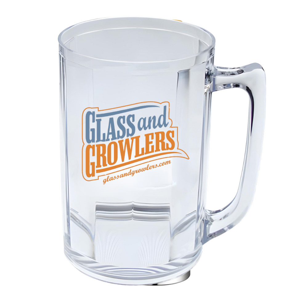 Plastic Fluted Beer Mug Sampler With Handle - 5oz
