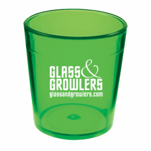 Plastic Standard Shot Glass - Green 2oz