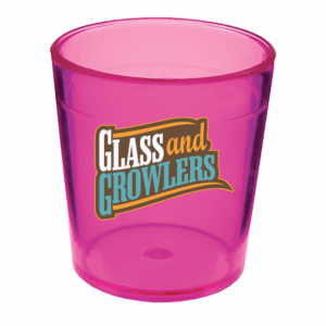 Plastic Standard Shot Glass - Purple 2oz