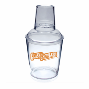 3 Piece Plastic Cocktail Shaker - Clear 12oz