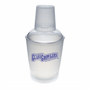 3 Piece Plastic Cocktail Shaker - Frosted 12oz
