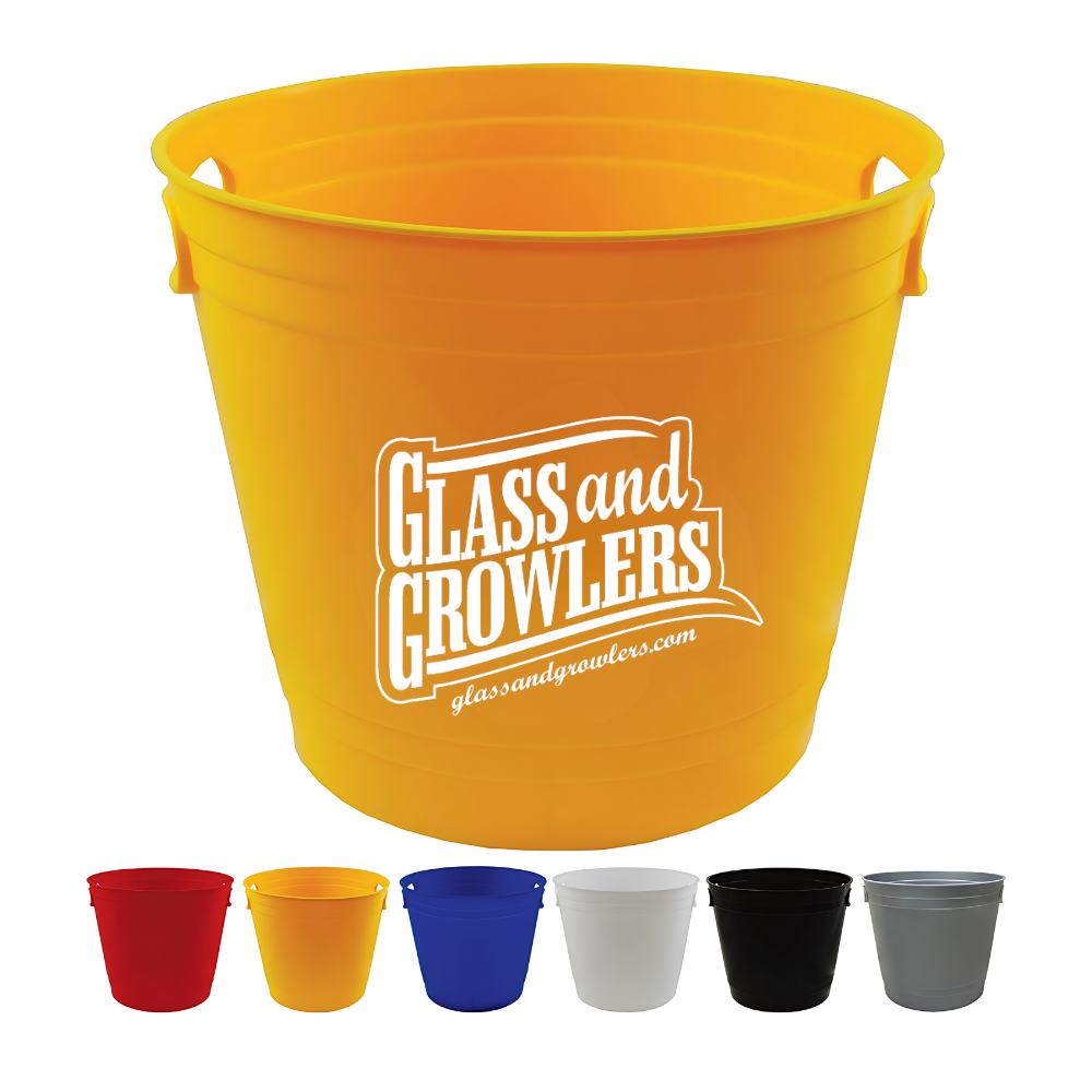 Plastic Party Bucket with Handles - 20oz