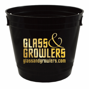 Plastic Party Bucket with Handles Black - 20oz
