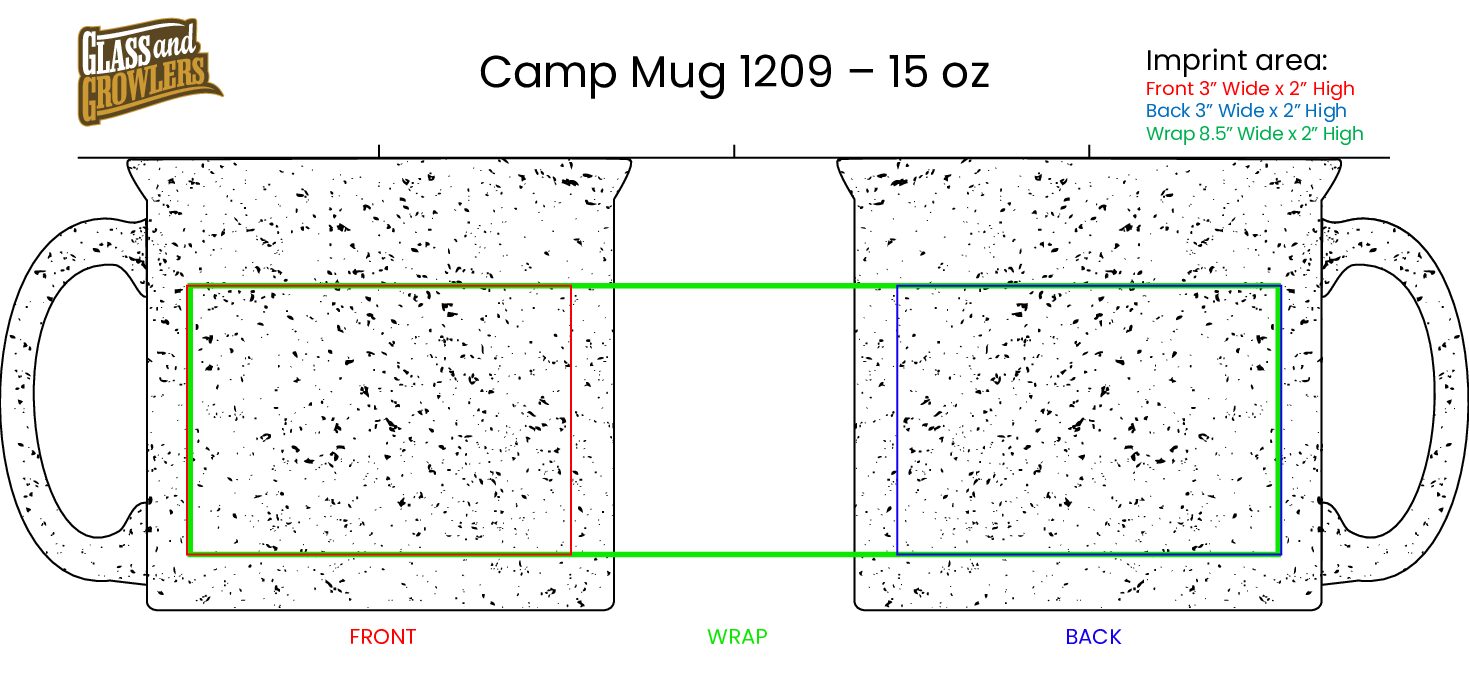 Camp Mug 1209 - 15 oz Assorted Colors