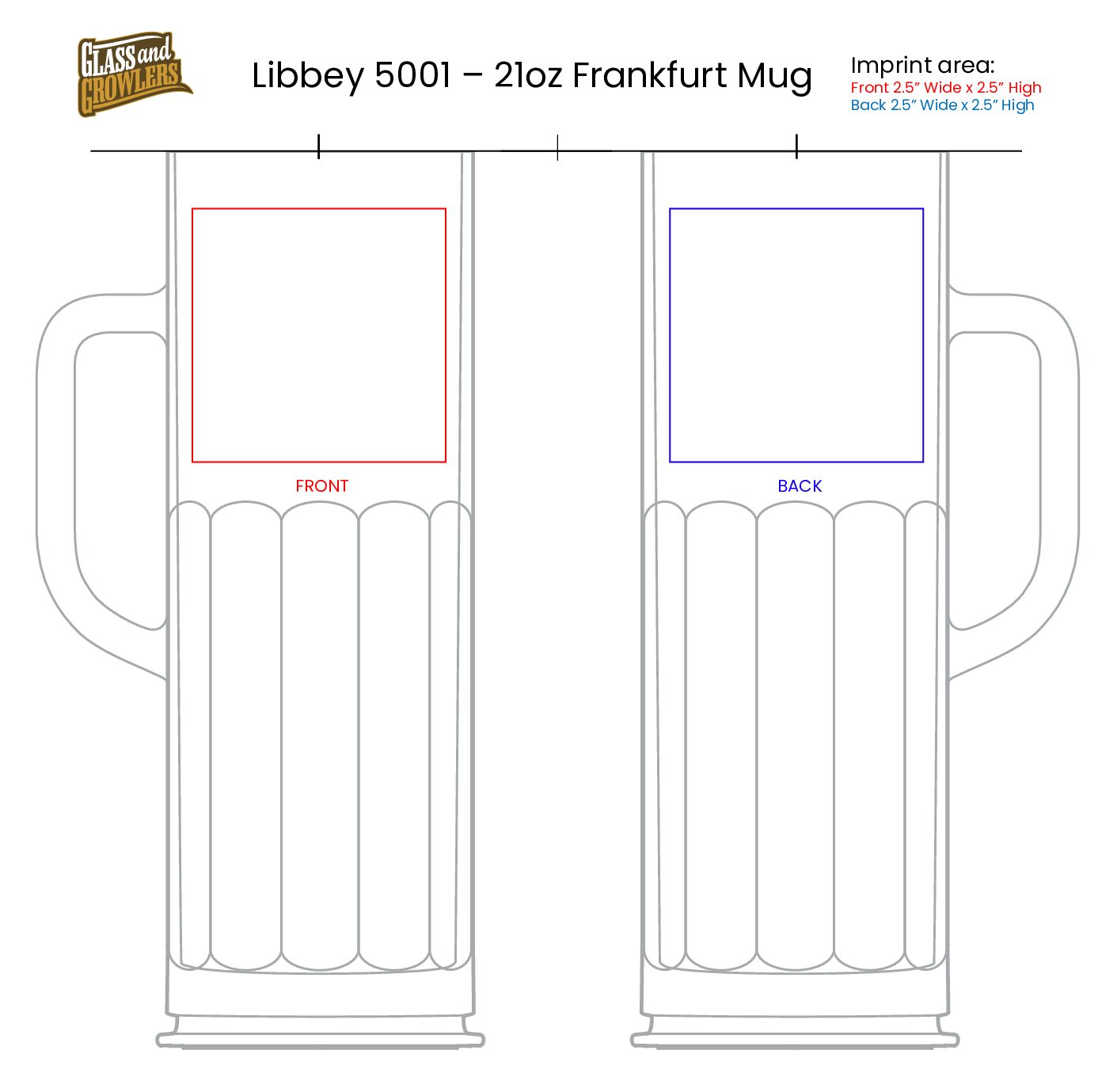 Libbey 5001 - 21oz Frankfurt Mug