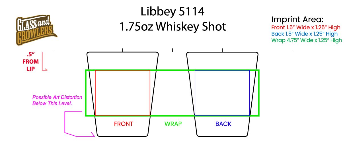 Libbey 5114 - 1.75oz Whiskey Shot