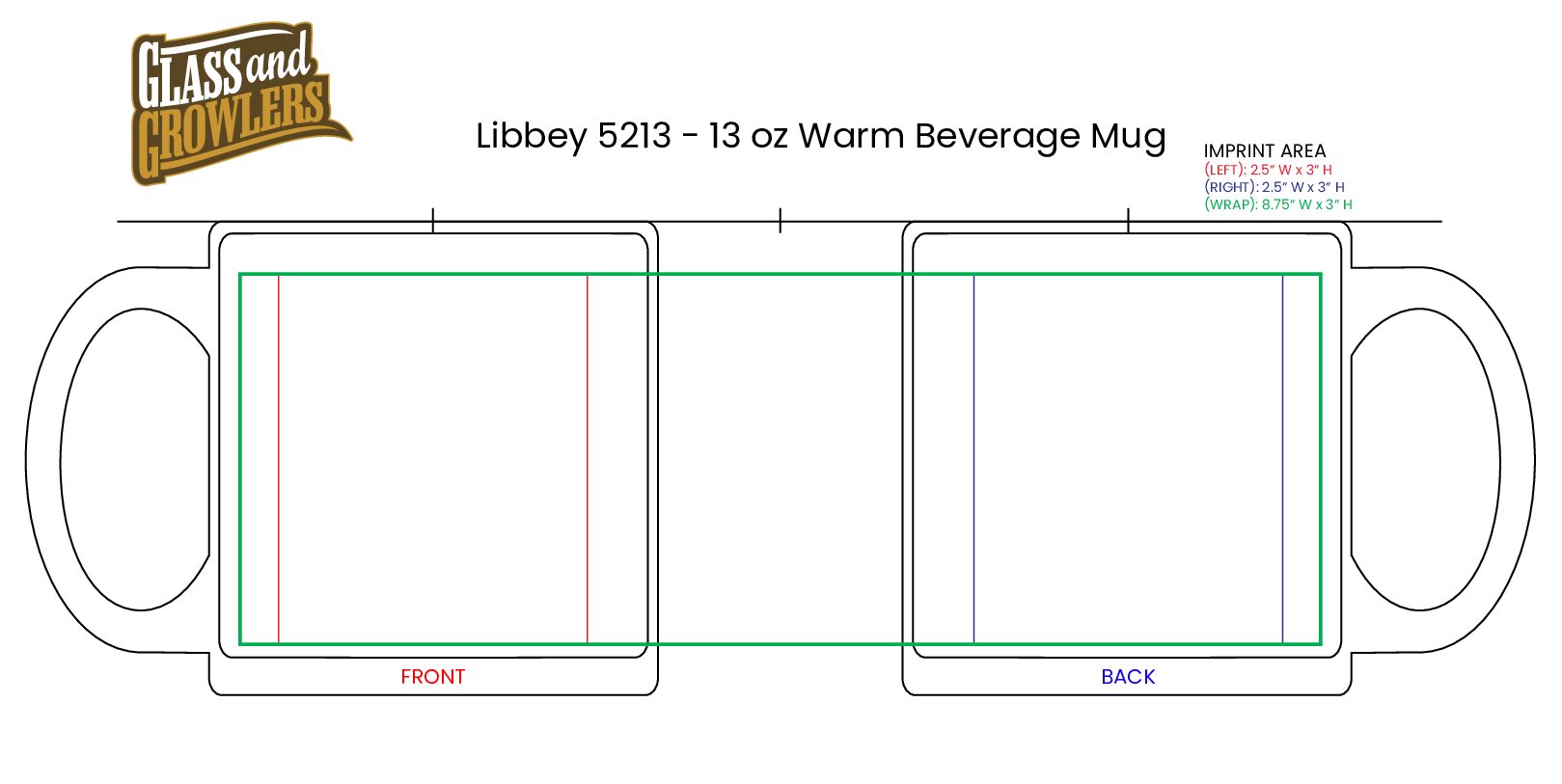 Libbey 5213 - 13 oz Warm Beverage Mug