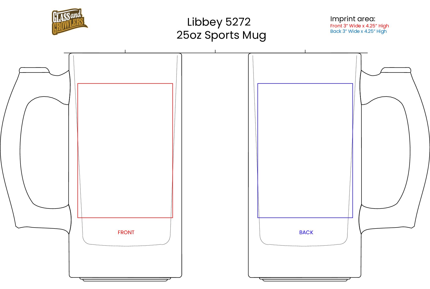 Libbey 5272 - 25oz Sports Mug