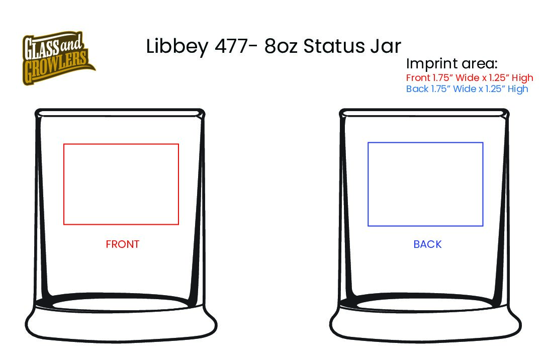 Libbey 477- 8oz Status Jar