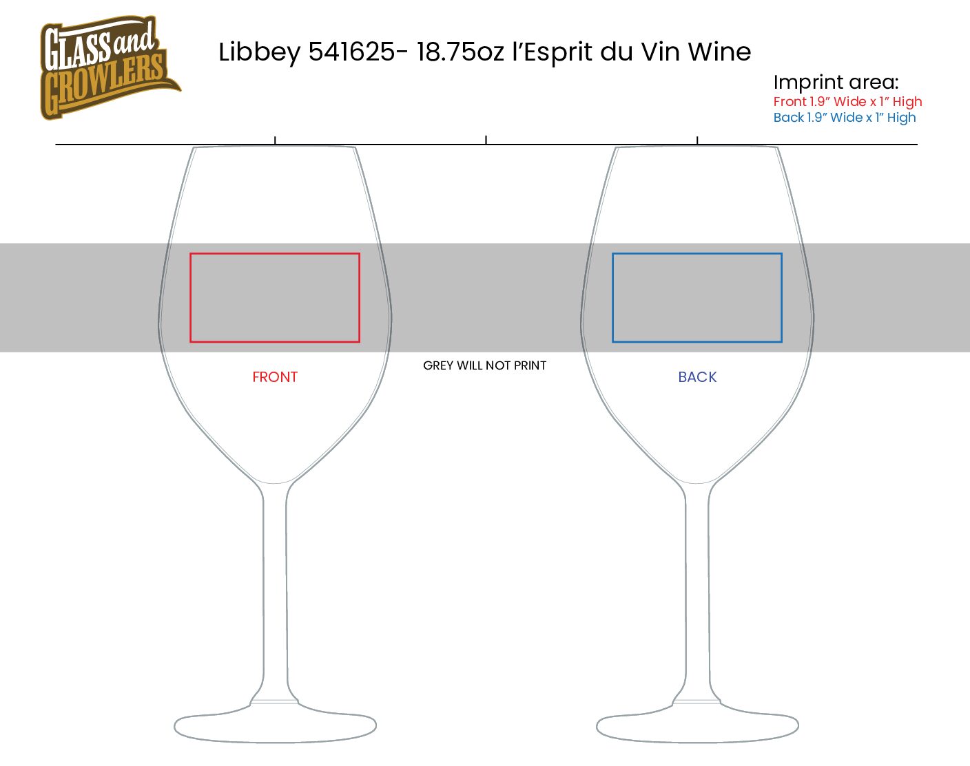 Libbey 541625- 18.75oz l'Esprit du Vin Wine
