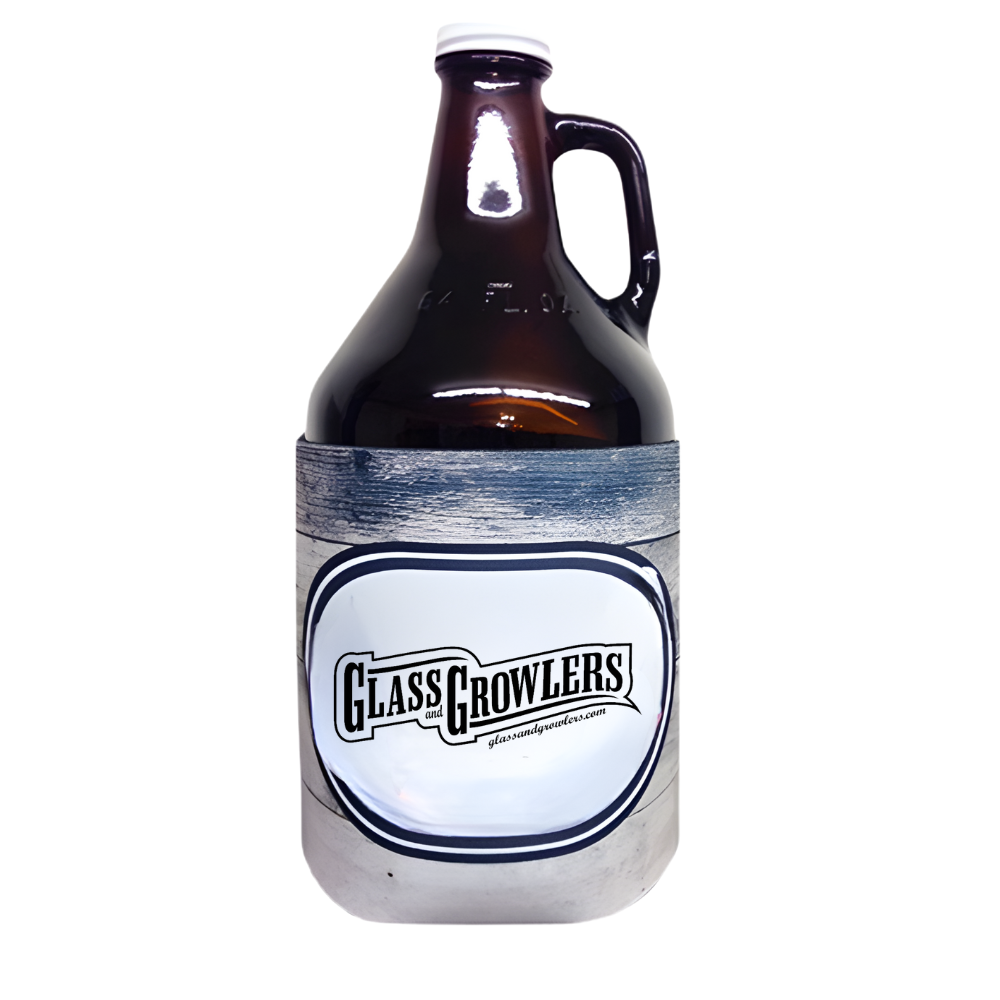 Premium Full Color Dye Sublimation Foam 64oz Growler Bottle Insulator