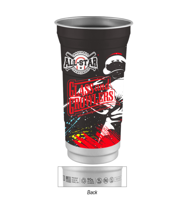 Top Cup By Ball™ 12 Oz. Full Color Aluminum Cup